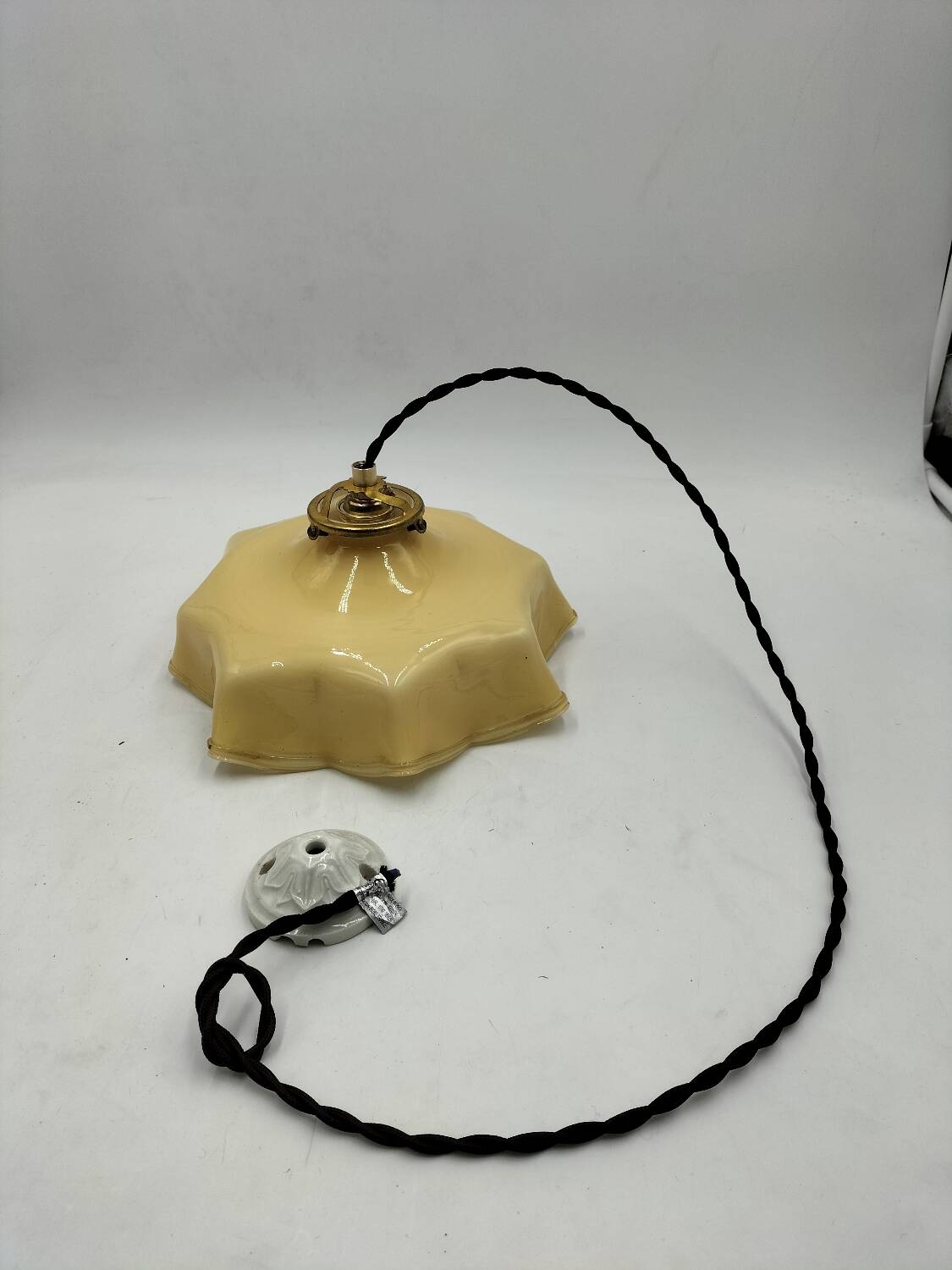 Opaline pendant light