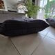 Togo canapé 3 places ligne roset avec un pouf