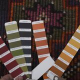 Vintage Turkish Oushak Rug Handwoven 174x297 cm