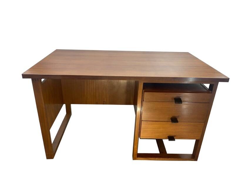 Wooden desk, 3 drawers, France 1960-1970