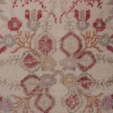 Vintage Turkish Oushak Handwoven Rug 113x207 cm