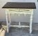 Petite table bureau à 1 tiroir patinée de style renaissance