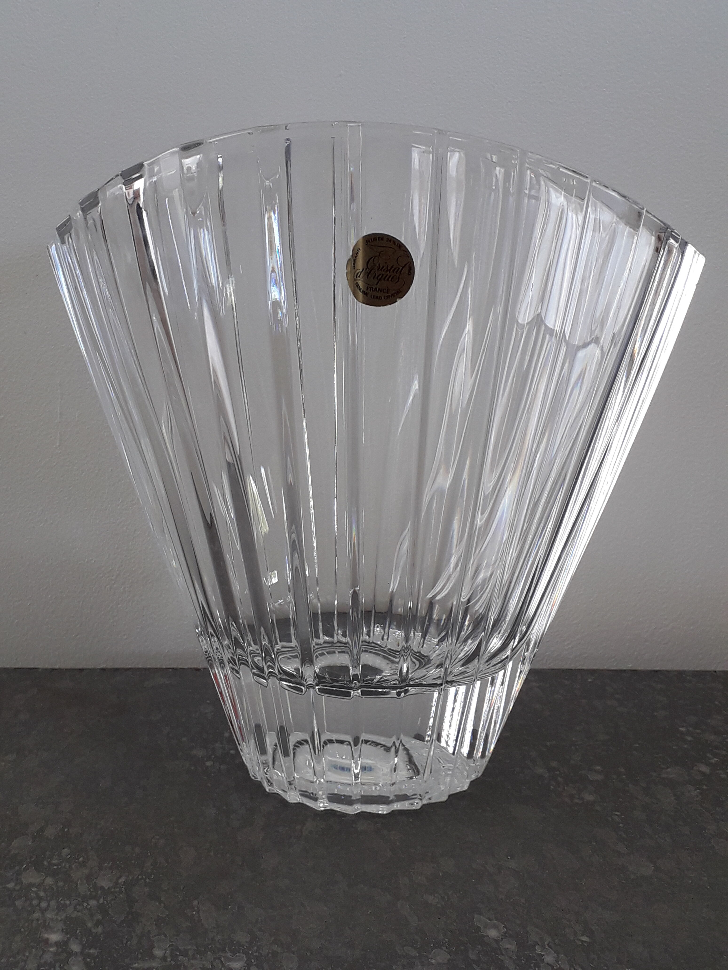 Crystal vase