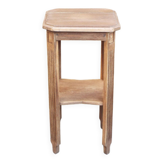 Art deco pedestal bedside table
