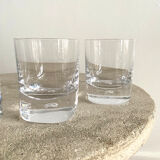 Set de 5 verres gobelets à whisky scandinave en cristal