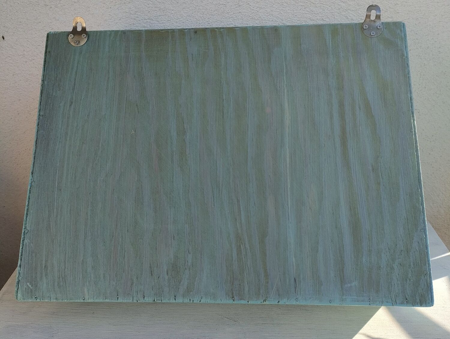 Wooden kitchen shelf