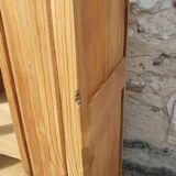 Parisian cabinet glazed raw wood