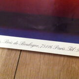 Affiche ancienne discothèque  "Martine's" Paris 16ème vintage