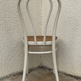 Caned bistro chair