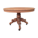 Table française en chêne massif extensible