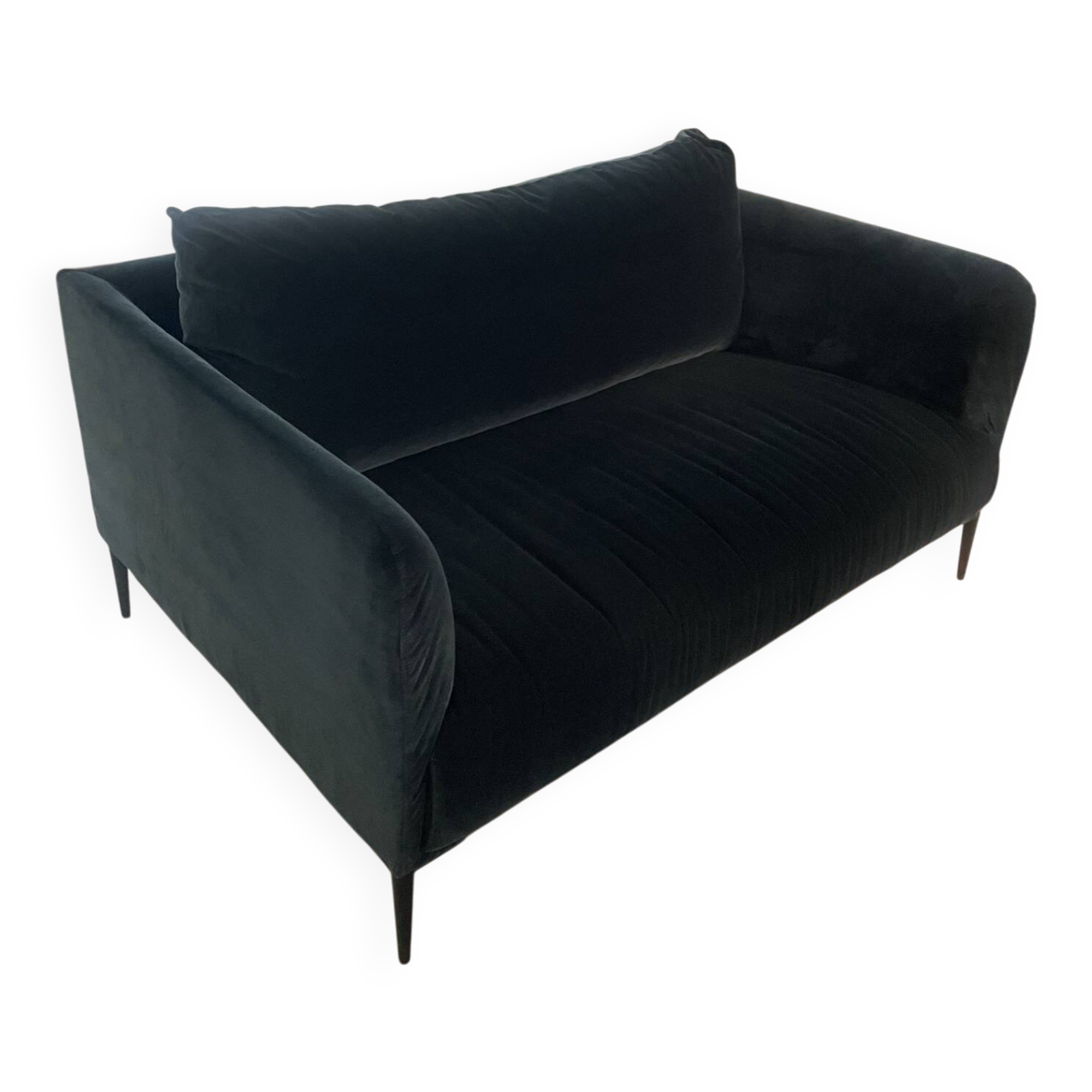AMPM velvet 2-seater sofa