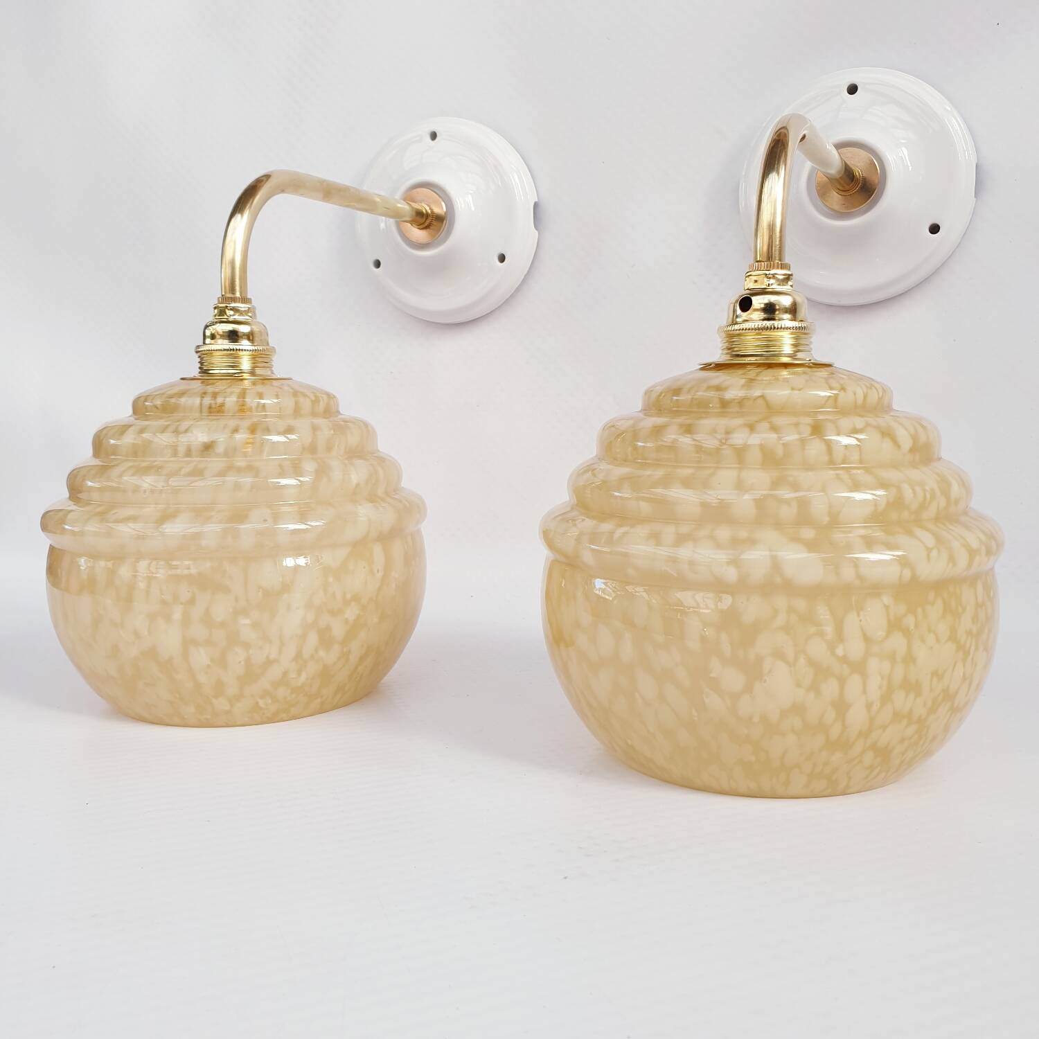 Clichy glass wall lights