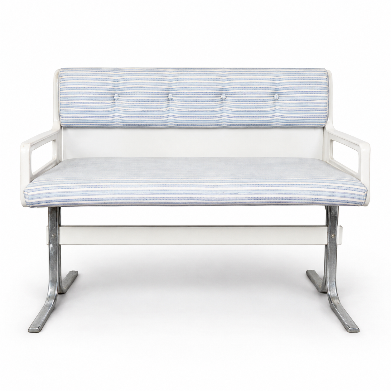Vintage Space Age bench from the 1970s