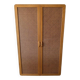 Vintage wardrobe Derk Jan De Vries – 1960s/70s – Wood and Wicker