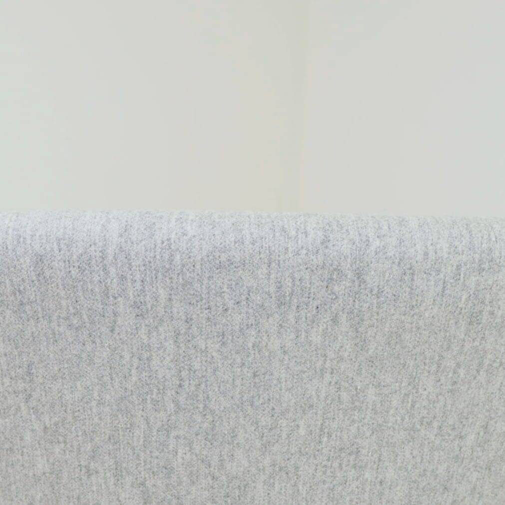 Vintage Scandinavian Armchair  fabric wool gray fully refurbished 1970