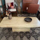 Travertine coffee table in the 70s