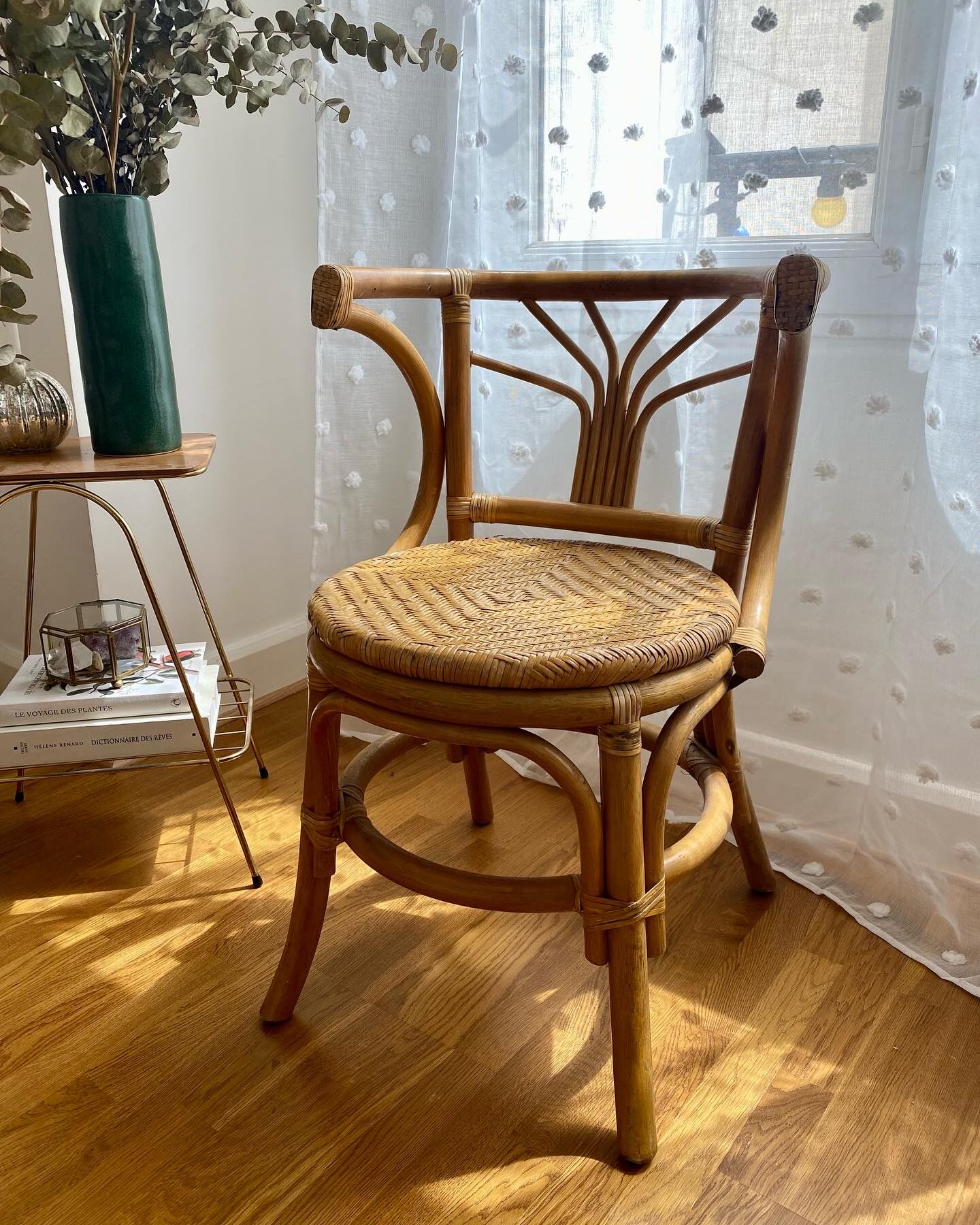 Pair of rattan chairs