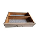Old two compartment drawer