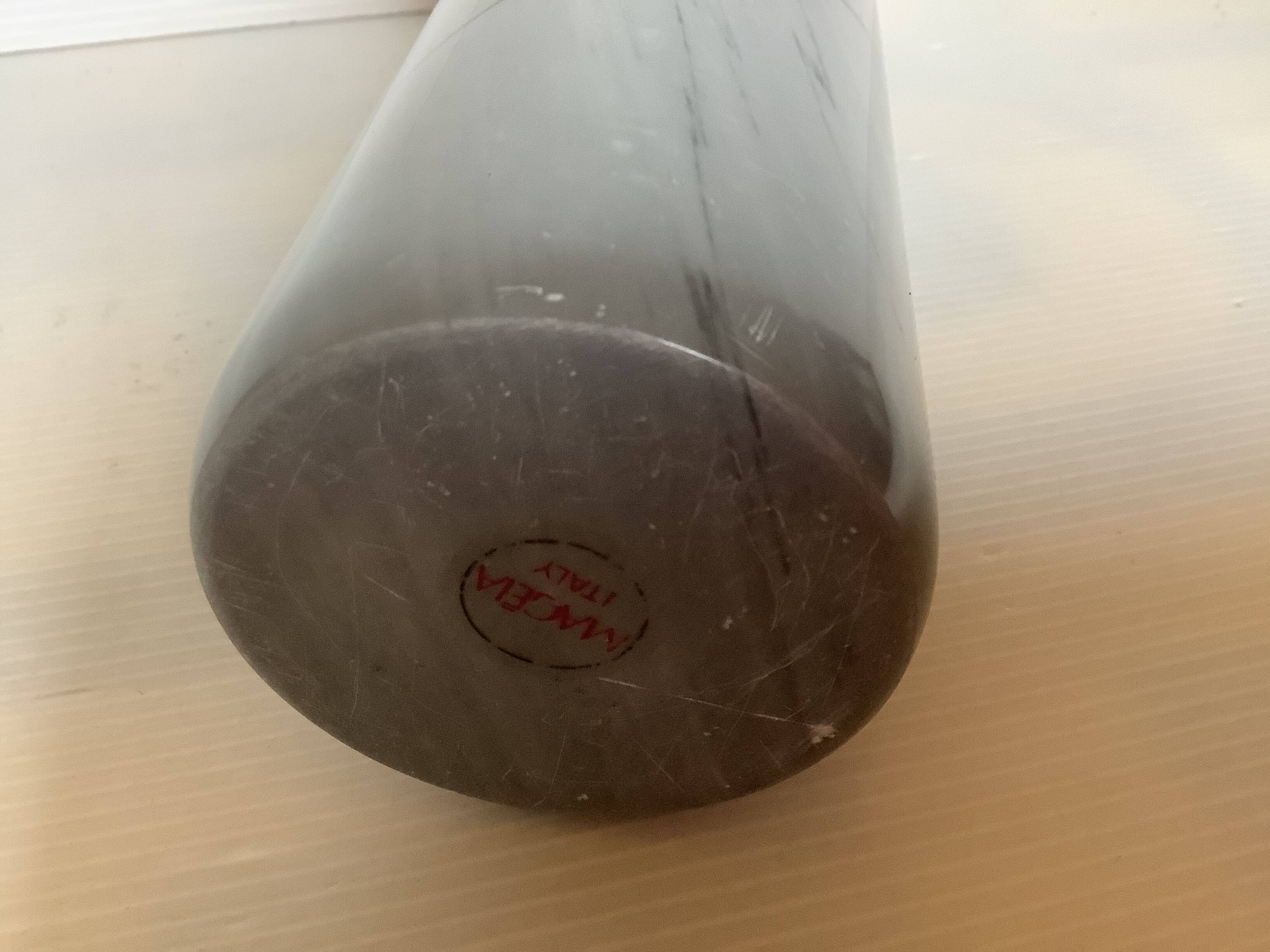 Marble scroll vase Mageia Giulio Lazzotti Italy