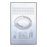 Printed in 1851, Arena of Nîmes.