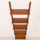 Mid century modern teak  upcycled shelving unit