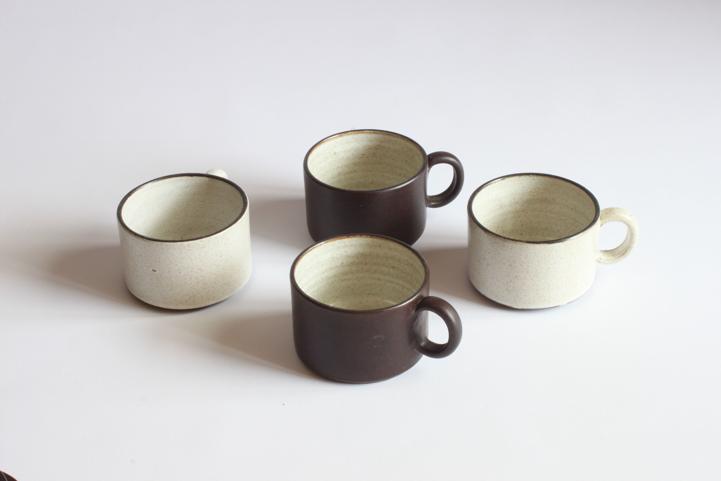 Ceramic filter coffee cups by Zaalberg Holland, 1960s.