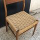 Pair of teak and rope chairs from the 60s