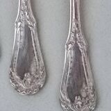 12 silverplated cake forks