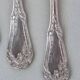 12 silverplated cake forks