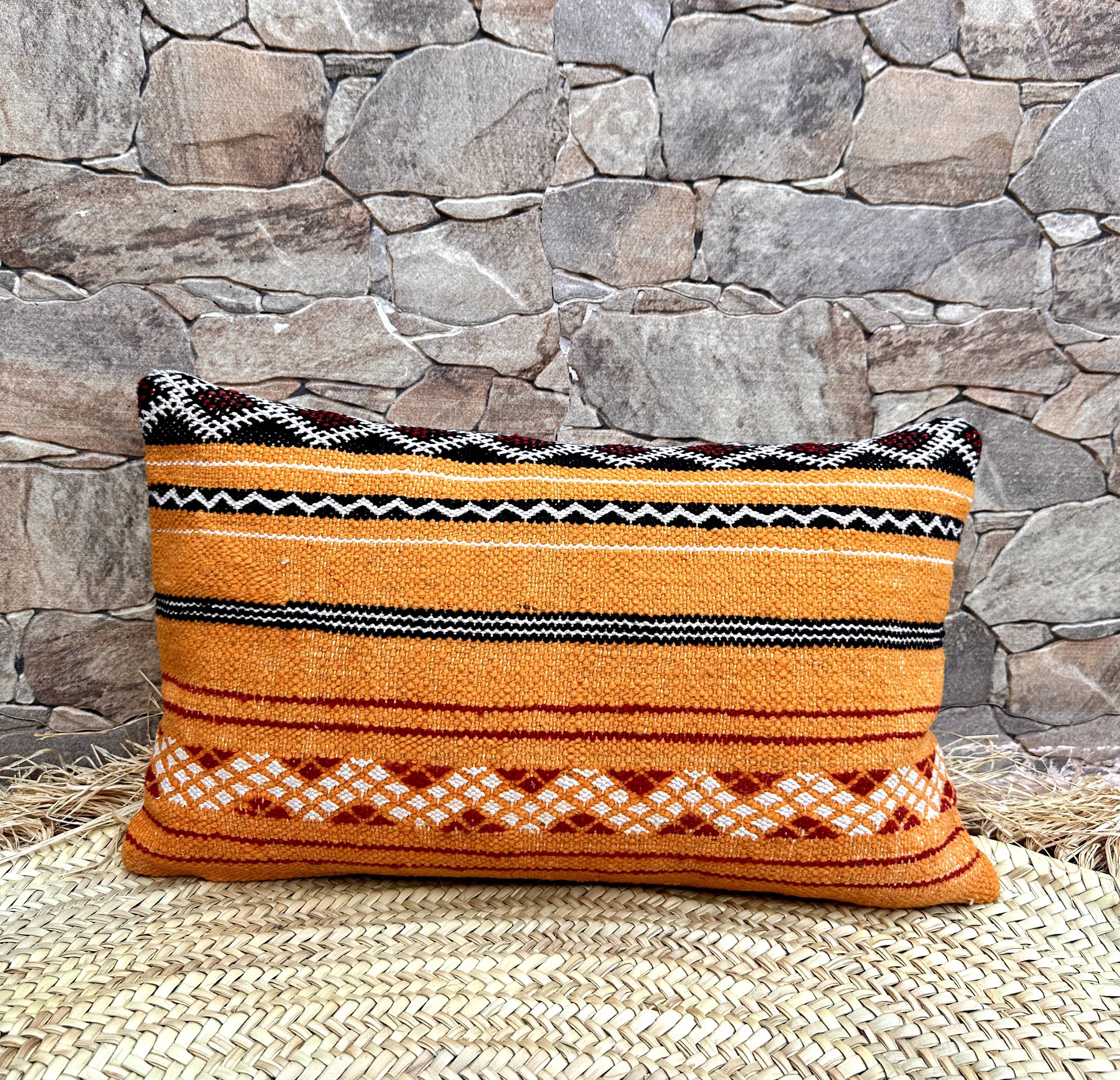 Vintage Berber Pillow Moroccan Cushion Cover Wool