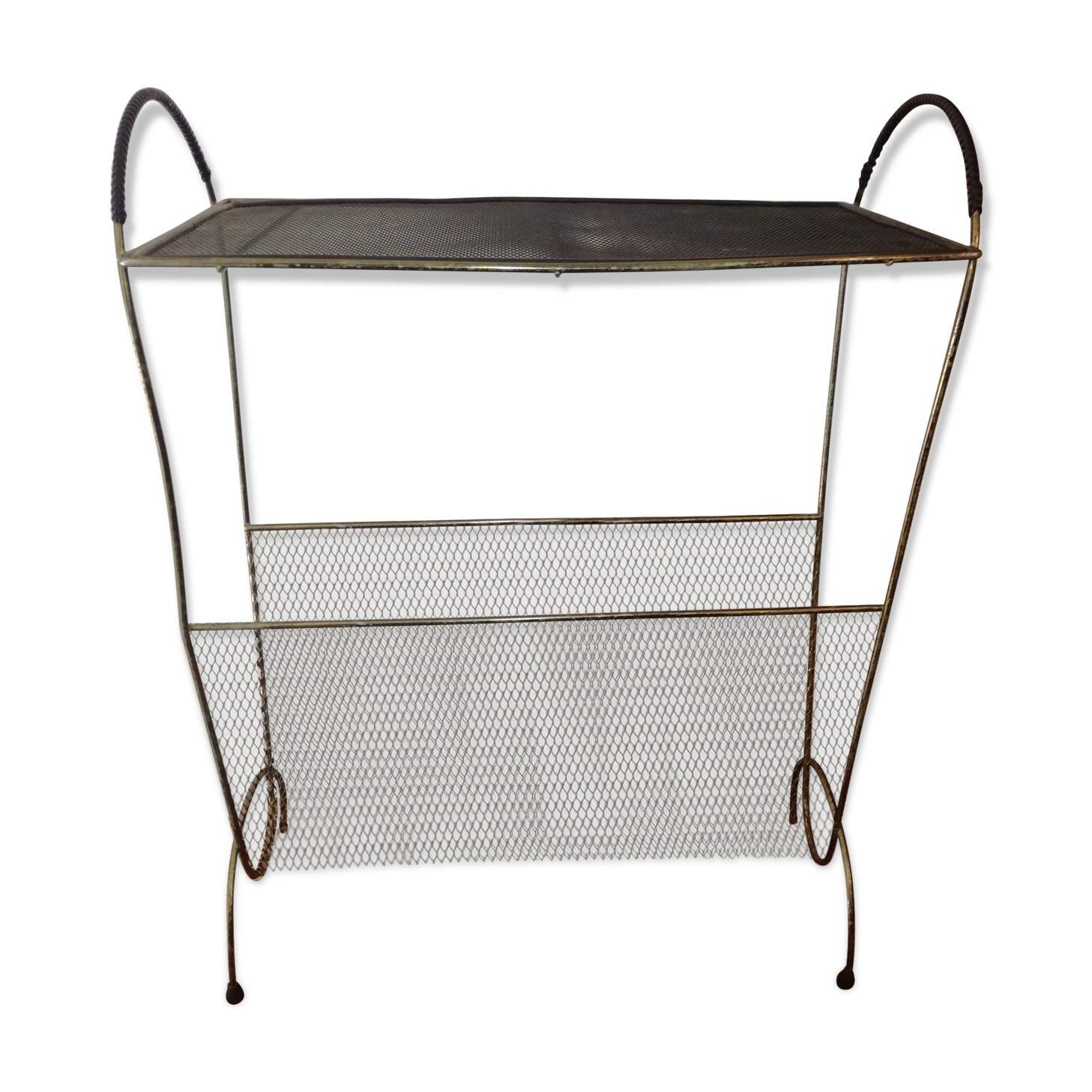 Metal magazine holder