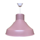Purple vintage pendant light from the mid-century - danish design industrial metal hanging lamp