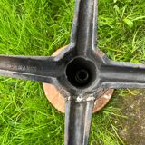 Tabouret industriel ancien Singer