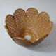 Vintage rattan flower pendant lamp