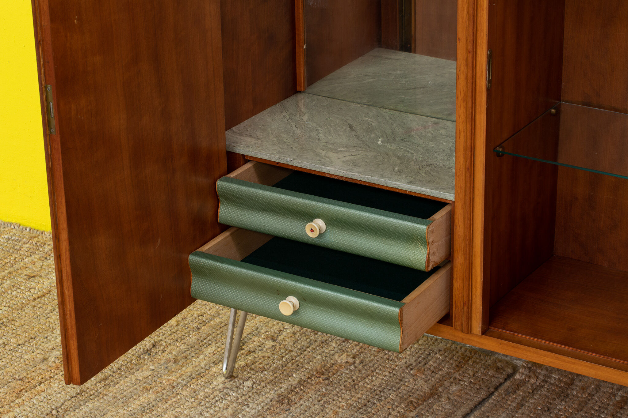 Vintage Scandinavian sideboard – 179 cm