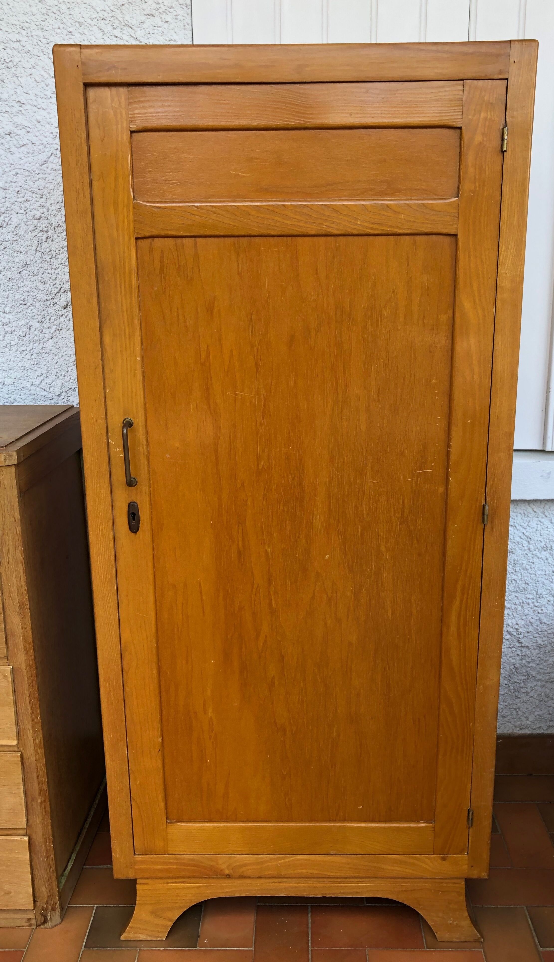 Paris vintage wood cabinet