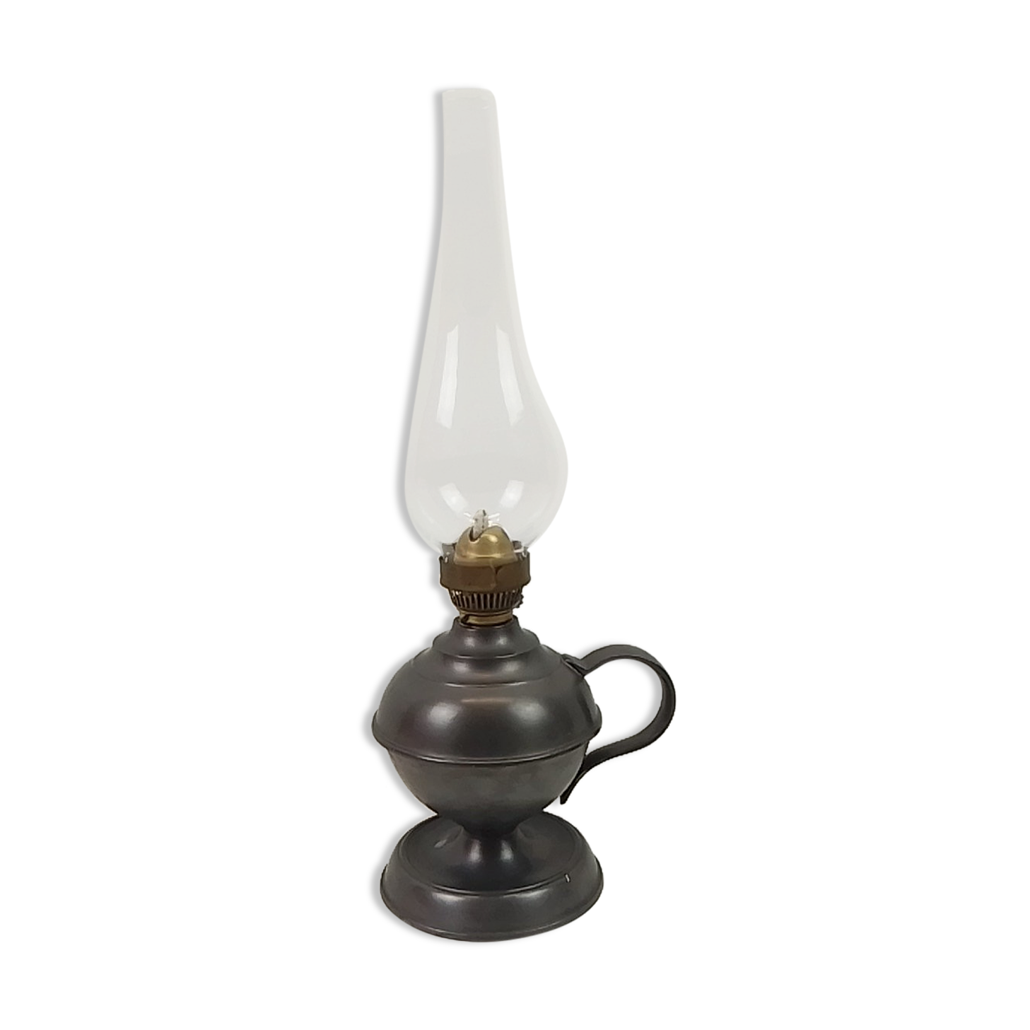 Oil lamp 1 tin handle 34.5cm