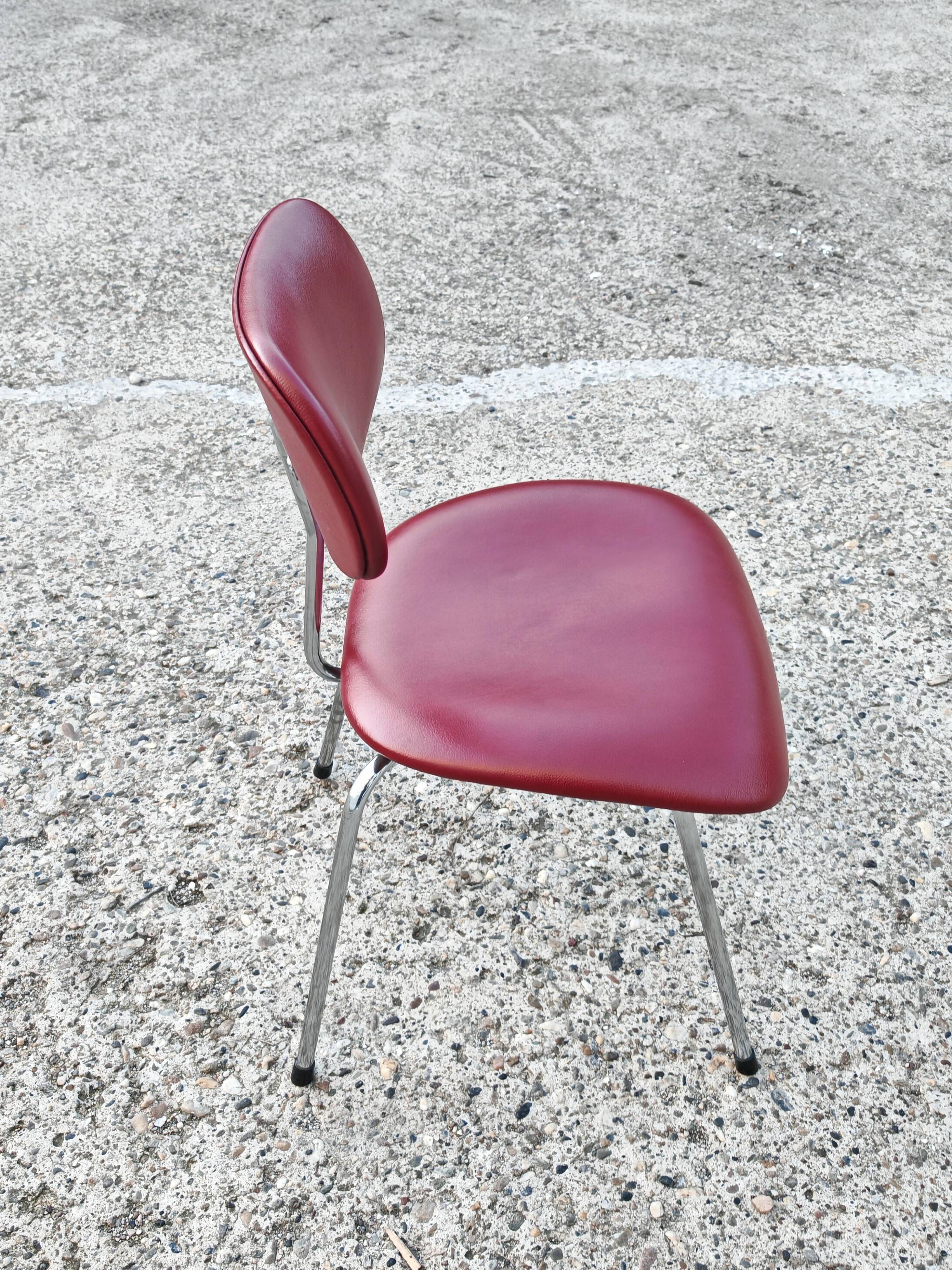 Mid Century leather chair by Egon Eiermann for Wilde & Spieth