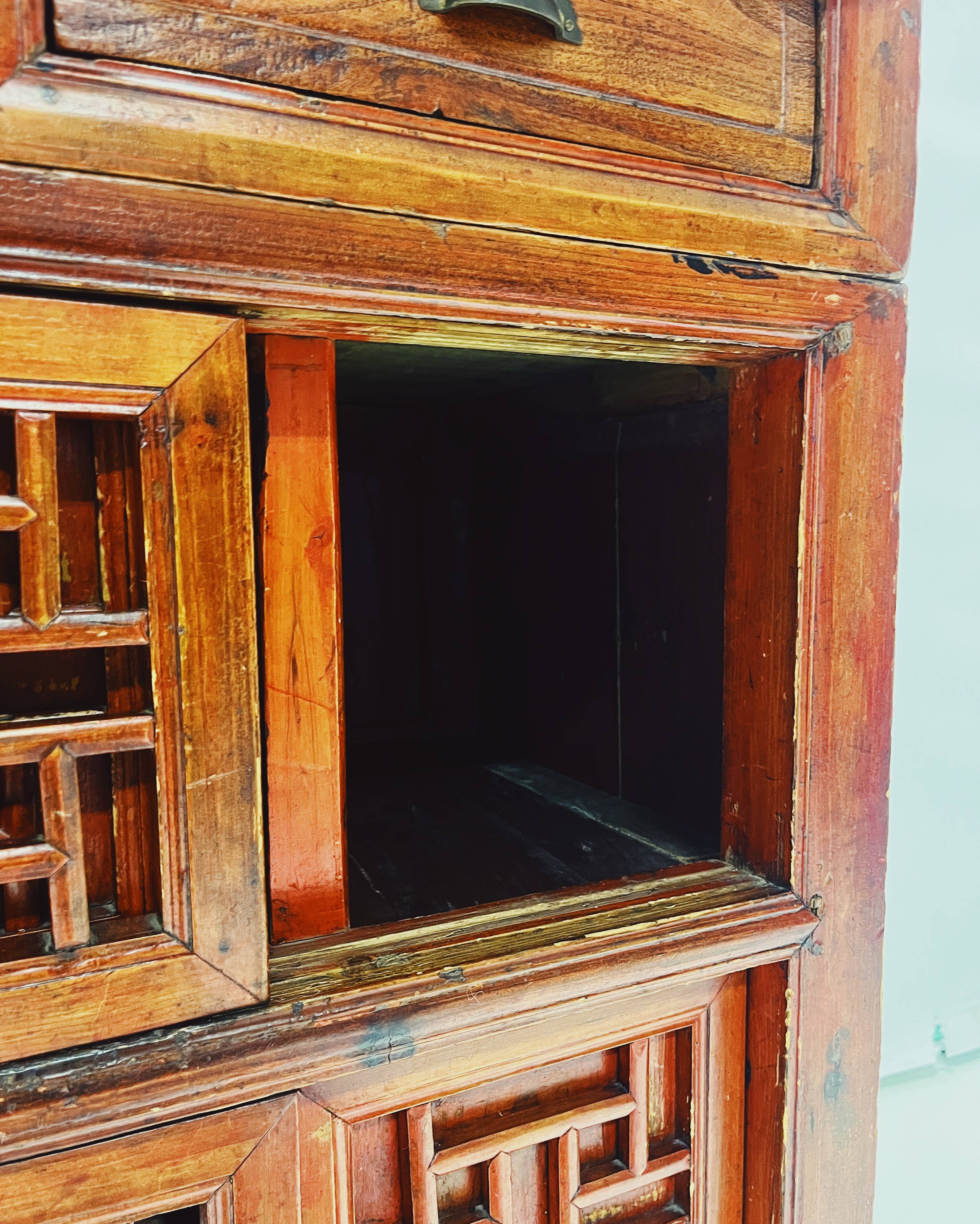 Antique Chinese wooden cabinet