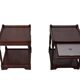 Georgian style set Mahogany night stands sofa tables .England