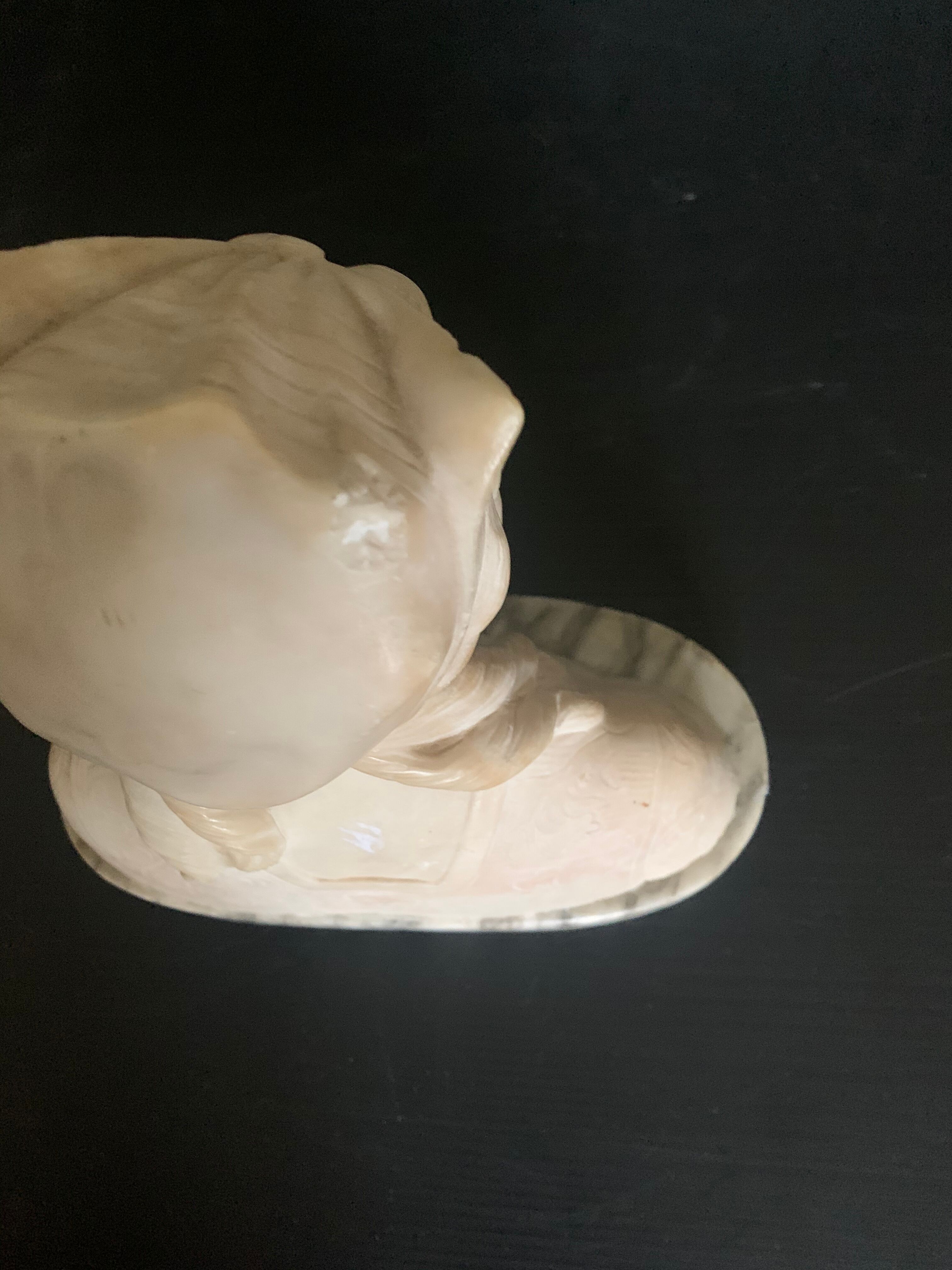 Alabaster bust