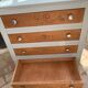 40's grey green art deco chest of drawers