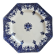 Plat de service terre de fer Longchamp modèle Rouen XIXe siècle