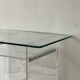 Desserte bureau en plexiglas David Lange pour Roche Bobois, design 1970
