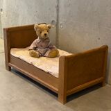 Wooden toy bed