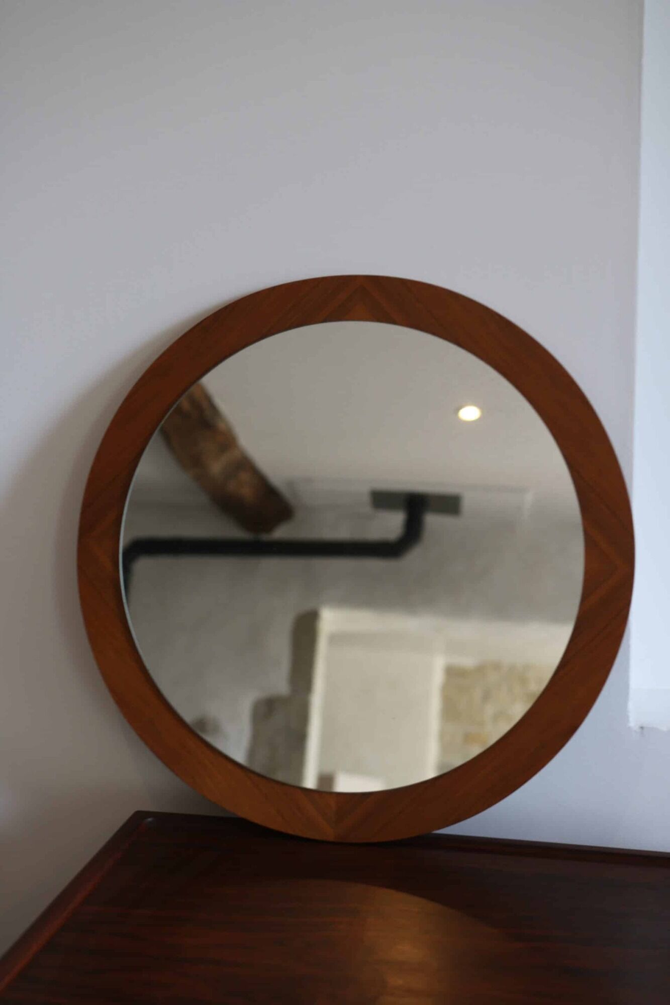 Vintage Scandinavian design mirror, 1960s