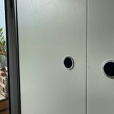 Vintage 70' wardrobe in chocolate / ecru colors