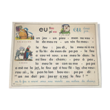 Vintage school poster