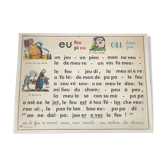 Vintage school poster