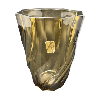 Vase en cristal d’Arques noir